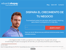Tablet Screenshot of eduardoduque.com